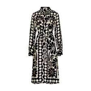 NWT Farm Rio Black Palermo Shirtdress, S